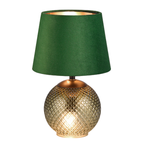 Lampada da tavolo  jonna 2xe14 max 10w verde - r51242015