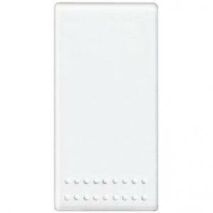 Livinglight pulsante 1 polo nc in apertura 10a 1 modulo colore bianco n4034n