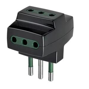 Adattatore multiplo  s11+3p11 nero -  00320