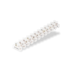 Morsettiere  3a 2.5mm bianco 10pz - 11799