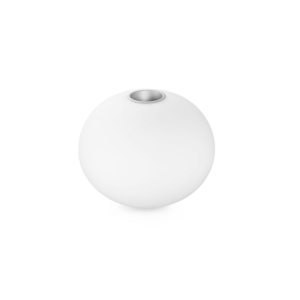Diffusore opalino  glo-ball 1 bianco base grigia - f3050061