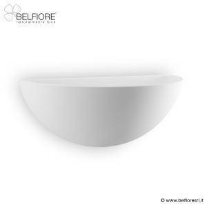 Applique da pitturare e personalizzare in gesso/ceramica 52w attacco e27 bianco 7156.108.41.00.9