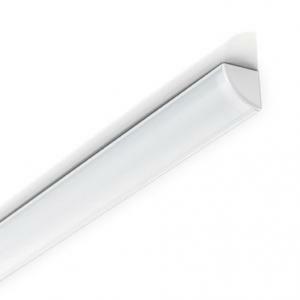 Profilo strip led angolare bianco 126548