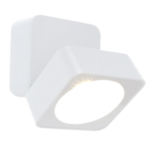 Punto luce led da parete  quadro 7w 4000k bianco - 99140/02