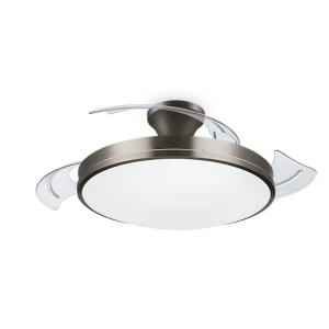 Plafoniera led con ventola philips atlas 28+35w 2700/5500/4000k nichel - 27914800