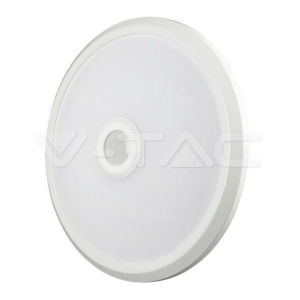 Plafoniera led  chip samsung sensore pir 12w 3000-4000-6000k bianco vt-13cct  -   23418