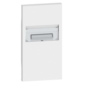 Cover per lampada segnapasso k4382  livingnow 2 moduli bianco - kw71