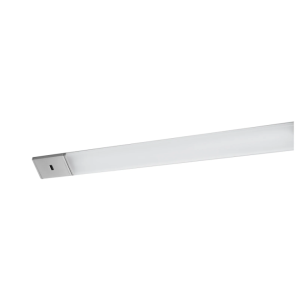 Lampada led ad angolo con sensore  corner da 55cm 12w 3000k argento - lum268265box1