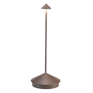 6 lampade da tavolo led  pina pro 2.2w 2200-2700-3000k corten - ld2656r3