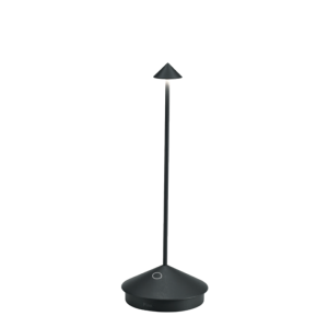 6 lampade da tavolo led  pina pro 2.2w 2200-2700-3000k nero - ld2656d3