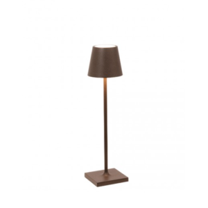 Lampada da tavolo led  poldina pro 1.8w 2200-2700-3000k corten - ld0490r3