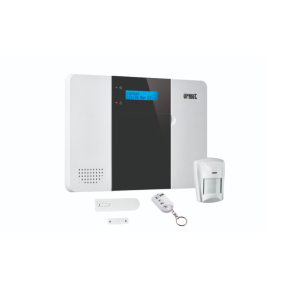 Kit antintrusione wireless  zeno pro centrale+contatto magnetico+rilevatore ad infrarosso+telecomando - 1051/921