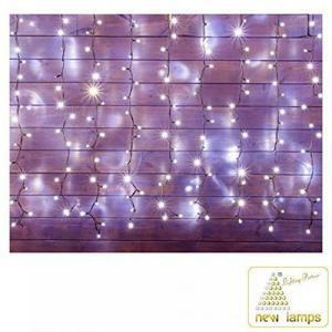 Tenda 96 mini led luce chiara prolungabile con telecomando ir e memoria 33x0,9mt 50-117