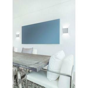 Applique da pitturare e personalizzare in ceramica biemissione 1x60w attacco g9 2601a-52