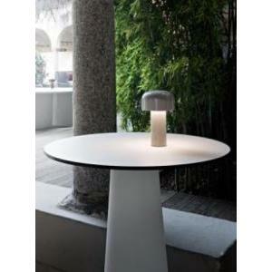 Lampada led da tavolo bellhop ricaricabile 2,5w luce calda 2700k grigio f1060020