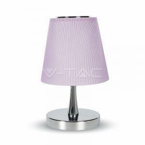 Lampada lumetto purple led 5w viola luce naturale 4000k touch control vt- 1035-p 8501