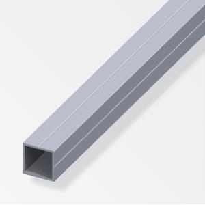 Tubo quadrato alfer aluminium 23.5x1.5mm lunghezza 1m naturale - 25170