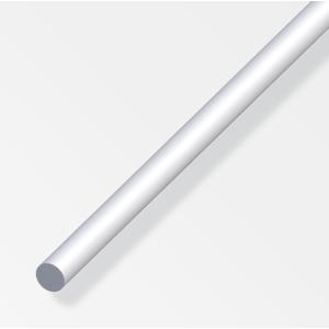 Barra tonda alfer aluminium diametro 6mm lunghezza 1m argento - 01034