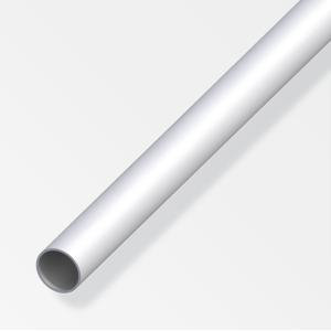Tubo tondo alfer aluminium 10x1mm lunghezza 1m argento - 01022