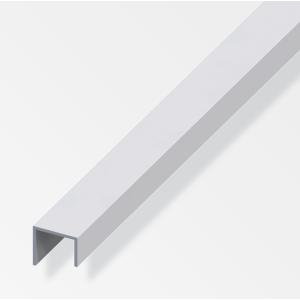 Profilo per maniglie alfer aluminium 20x22x15mm lunghezza 1m argento - 01403