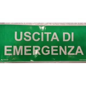 Pittogramma adesivo  07495-uscita di emergenza