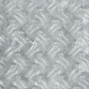 Lamiera striata 1000 x 200 mm  in alluminio naturale colore naturale 37151
