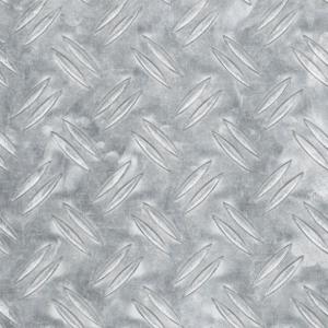 Lamiera striata alfer aluminium 500x250mm naturale - 37154