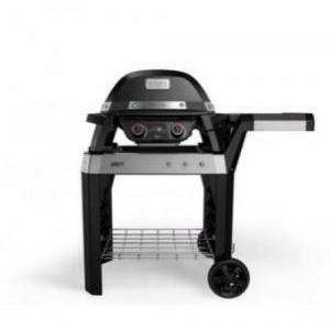 Barbecue elettrico pulse 2000 con carrello 2 zone cottura 2200w colore nero 85010053