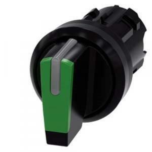Selettore illuminabile 22mm rotondo 3 posizioni in plastica colore verde 3su1002-2bl40-0aa0 3su10022bl400aa0