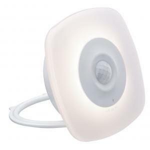 Luce notturna tonda a  led con sensore di movimento 0,7w luce calda 3000k a batteria colore bianco 92491