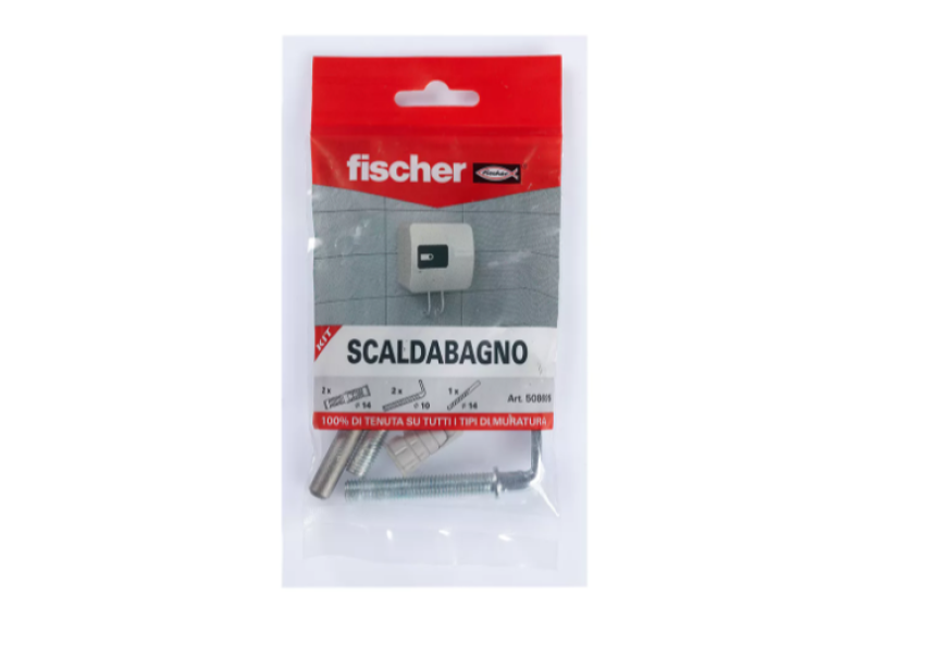 Kit fissaggio scaldabagno Fischer 5pz - 00508695 01
