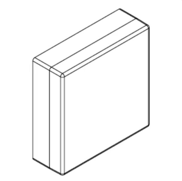 Scatola di derivazione per minicanali ARNOCANALI 66x66x31 mm legno chiaro - SD553.53 01