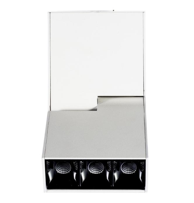 Faretto led Logica puntiforme orientabile Klik Klak 4W 3000K 24V sistema magnetico bianco - 41128 01