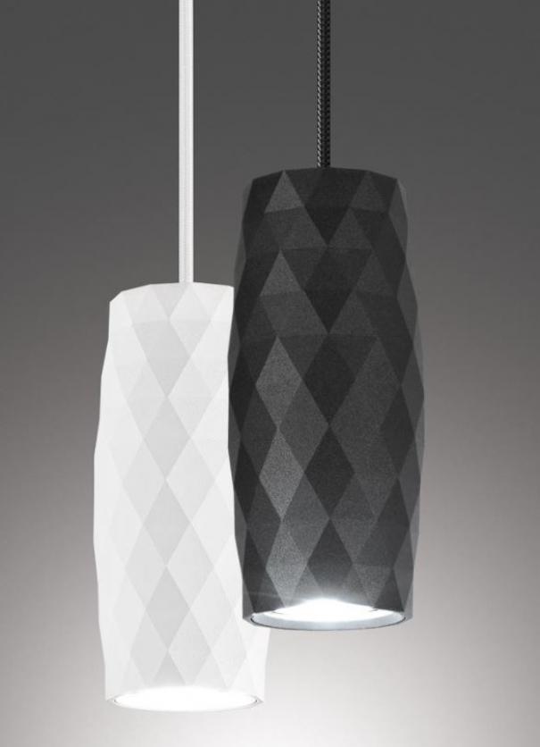 gea luce g.e.a.luce sospensione in metallo satinato bianco lampadina esclusa fedsb1 edith s b