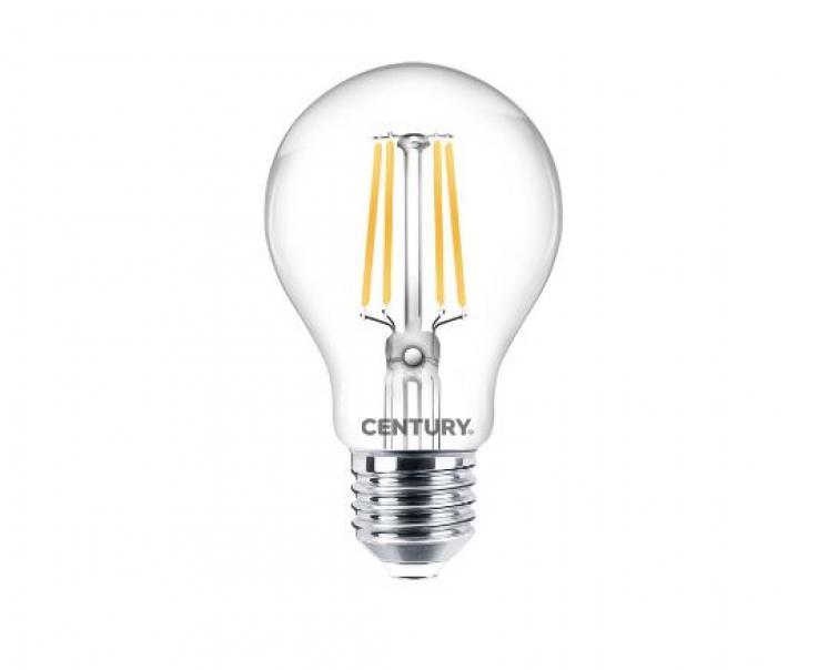 century lampadina goccia century incanto a filamento led - 4000k e27 8w ing3p-082740