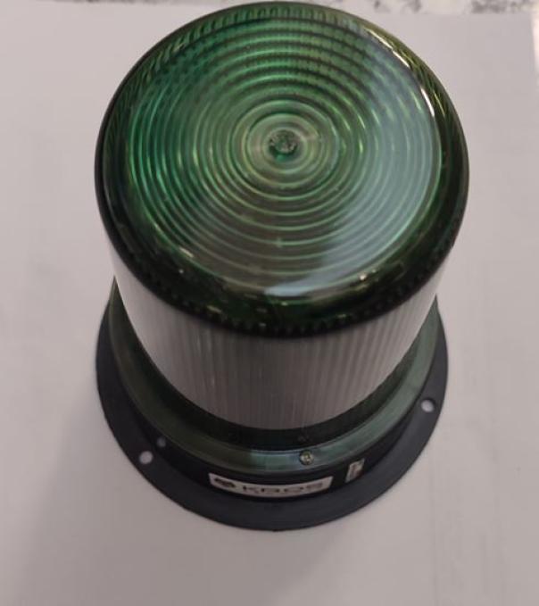 Lampeggiante a led Kros Technik da esterno lente verde- 9SEGN1801 01