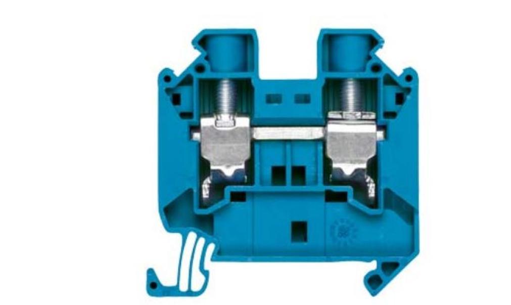 Morsetto passante Siemens 16mmq blu- 8WH10000AK01 01