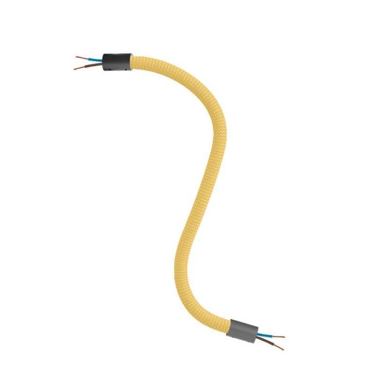 Kit tubo flessibile Creative-cables Italia rivestito in tessuto color mostarda - KFLEX30VNRM79 01