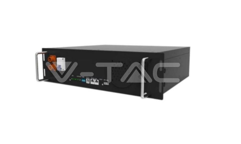 Batteria V-tac per inverter solare 5,12Kwh 51,2V CEI VT-48100E - 11377 01