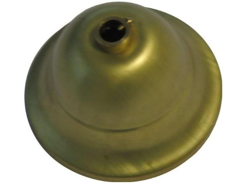 Rosone Electraline diametro 90mm metallo liscio ottone - 70610 01