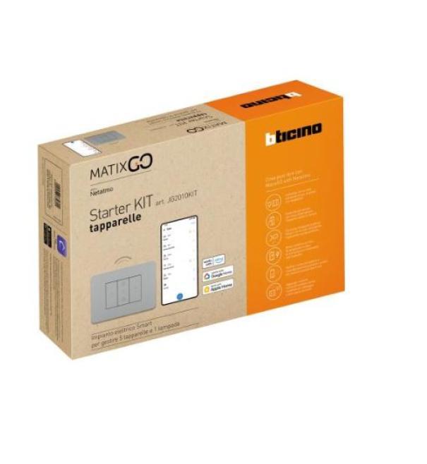 Starter kit Bticino MatixGo per tapparelle grigio - JG2010KIT 01