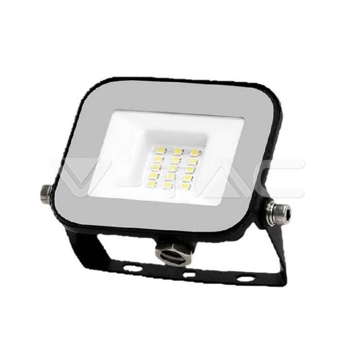 Proiettore LED V-TAC 10W luce calda 3000K colore nero VT-44010 - 9898 01
