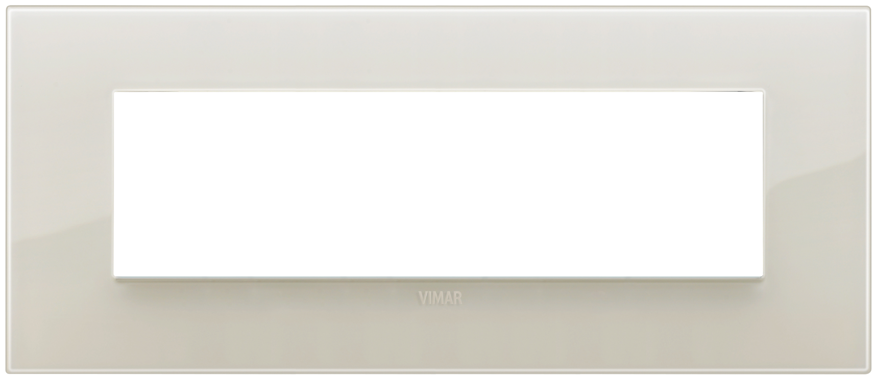 Placca Vimar Arke 7 moduli bianco - 19657.67 01