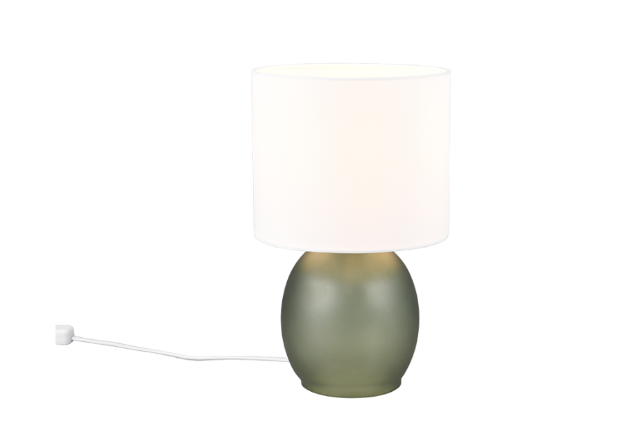Lampada da tavolo Trio Lighting Vela 1xE14 max 10W verde - 517900115 01