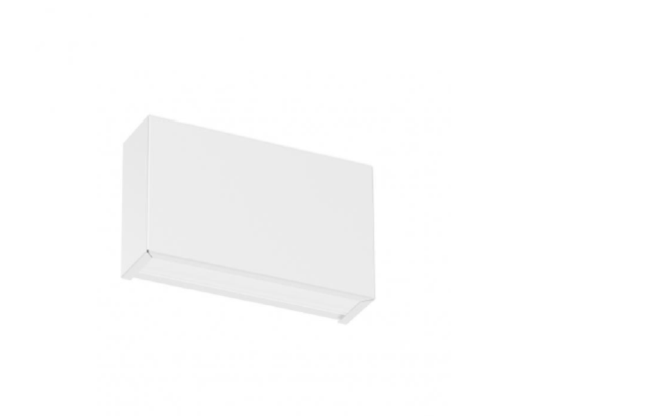 Lampada da parete Linea Light Box_W2 bi emissione 10W 2700K bianco -  8255M 01