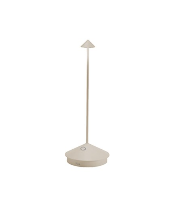Lampada da tavolo touch led Zafferano Pina Pro 2.2W 2200-2700-3000K sabbia - LD1650S3 01