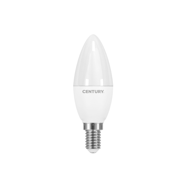 Lampadina led oliva Century Harmony 80 E14 8W 6500K - HR80M1-081465 01