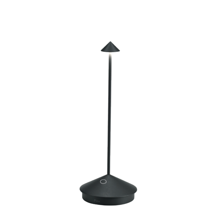 6 lampade da tavolo led Zafferano Pina Pro 2.2W 2200-2700-3000K nero - LD2656D3 01