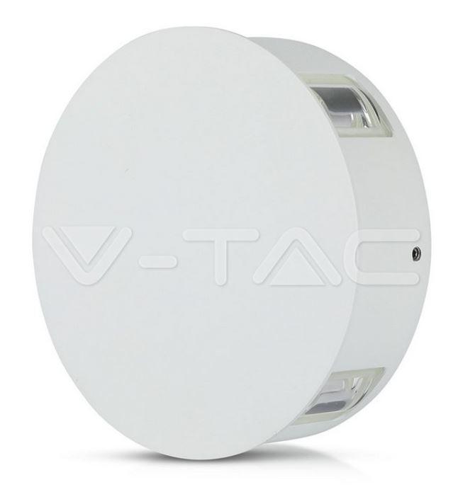 Lampada da parete led V-tac 4W 4000K IP65 bianco VT-706-W -  8214 01