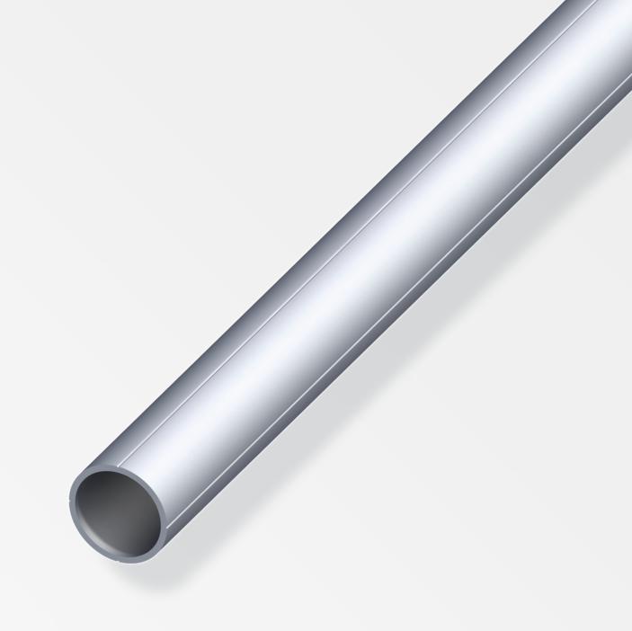 Tubo tondo Alfer Aluminium 7.5x1mm lunghezza 1m naturale - 25002 01